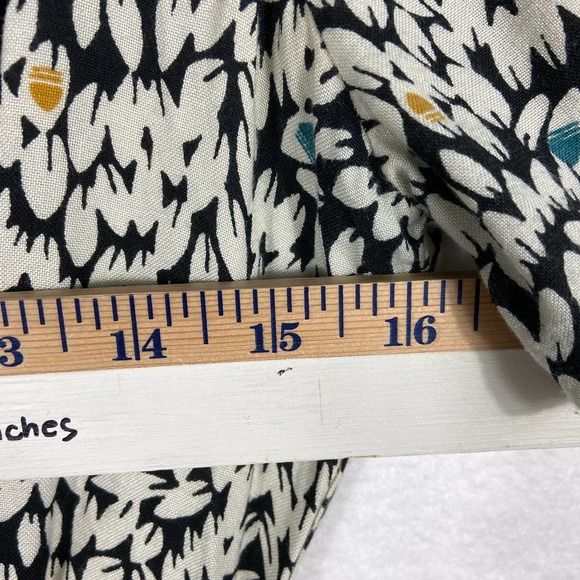 Urban Outfitters Cooperative Retro Print Floral Mini Leaf 40s Style Dress S - Picture 4 of 8